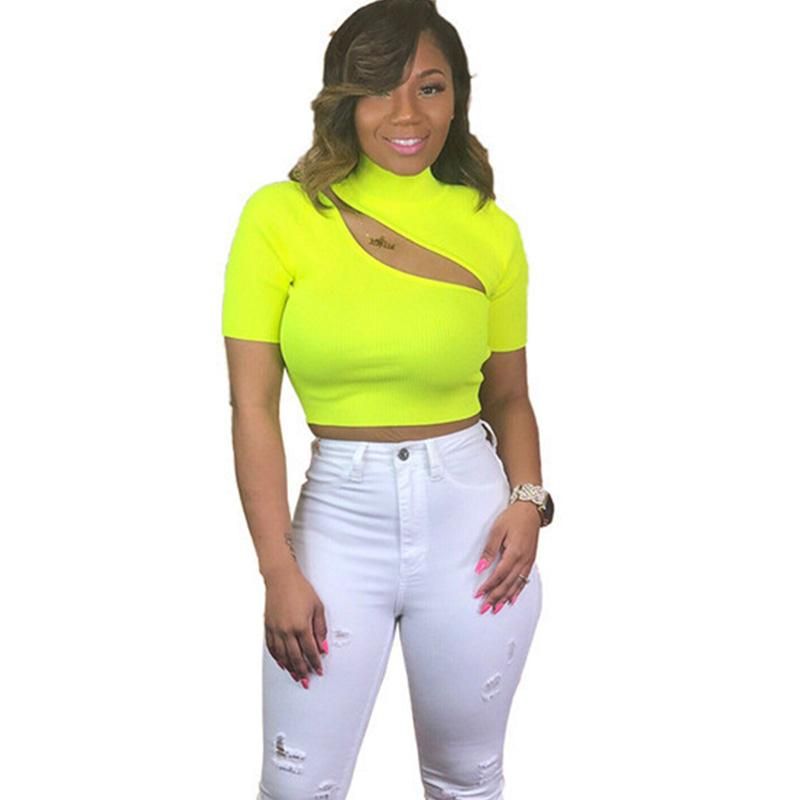 womens neon yellow shirt