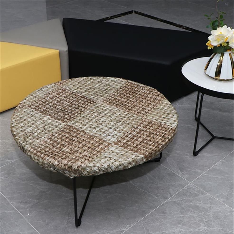 Tabla de mesa redonda de de vinilo de tabla de vinilos redondos de tabla del borde del borde elástico para 37-55 "Tabla A42226J