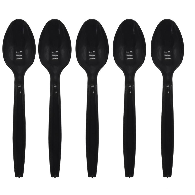 10pcs black spoons