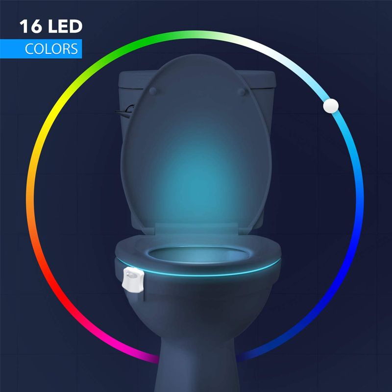 AILUN Toilet Night Light 2Pack Motion Sensor Activated LED Light 8