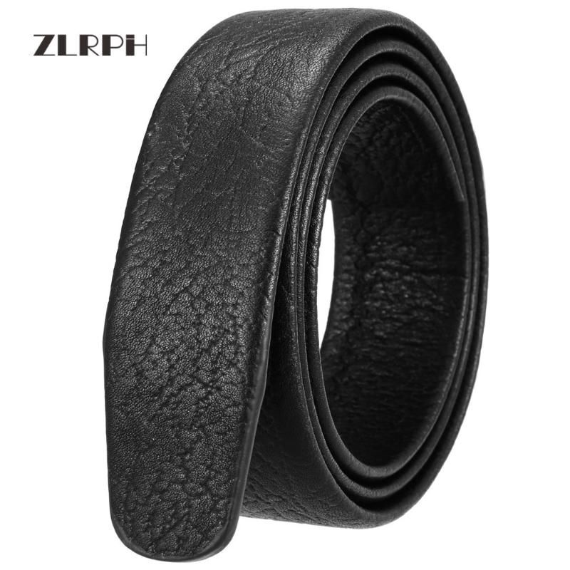 100% Cuero Sin Hebilla 3.5 Cm De Ancho Cinturón De Cuero De 100% Cuero Sin Hebilla 3.5 Cm De Ancho Cinturón De Cuero De