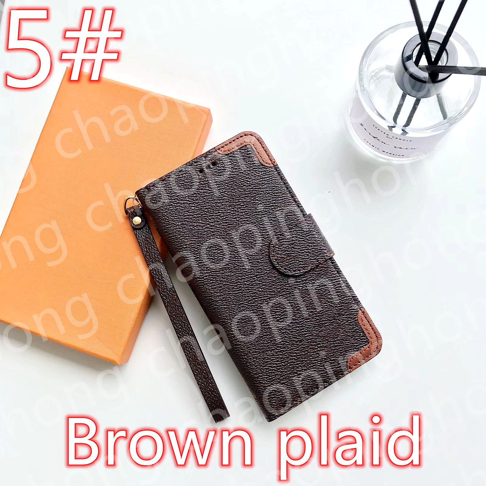 5# Brown Plaid+LOGO