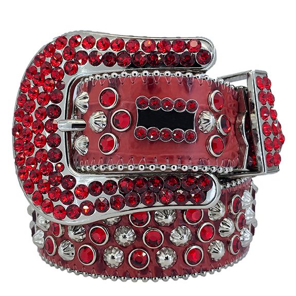 Red with red buckle