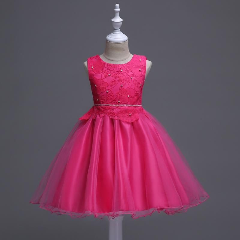 Vestidos de niña coreano niños cortos para niños 3 colores princesa fiesta desgaste niña a 10 Vestidos de niña coreano niños cortos para niños 3 colores princesa fiesta desgaste niña a 10