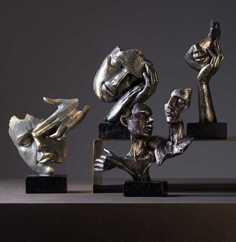 Modern Nordic Style Wall Statues Abstract Cartoon... From Dou08, &Price; | DHgate.Com 3 Modern Nordic Style Wall Statues Abstract Cartoon... From Dou08, &Price; | DHgate.Com - Image 3