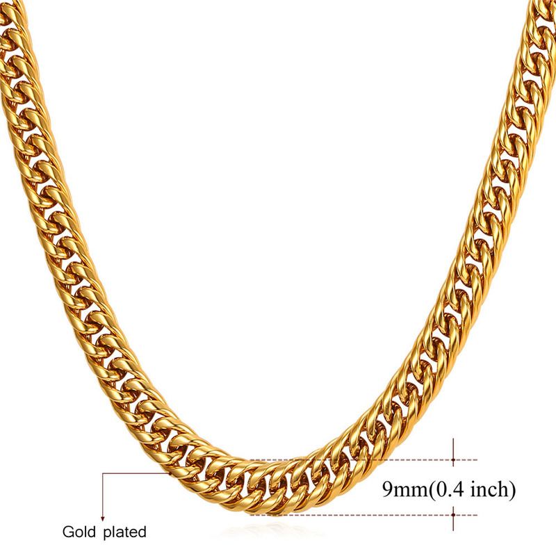 9mm Gold Plated-22 Inches