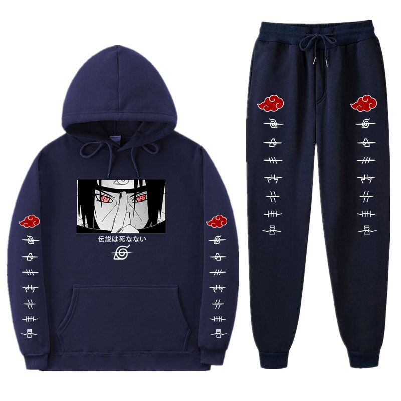 Compra Anime Naruto Akatsuki Uchiha Itachi Hoodie + Sweetpants Hombres  Mujer Tacksuit 2 Piezas Conjuntos Ropa Hombre Jogging Invierno Ropa Barato  | Entrega Rápida Y Calidad | Es.Dhgate