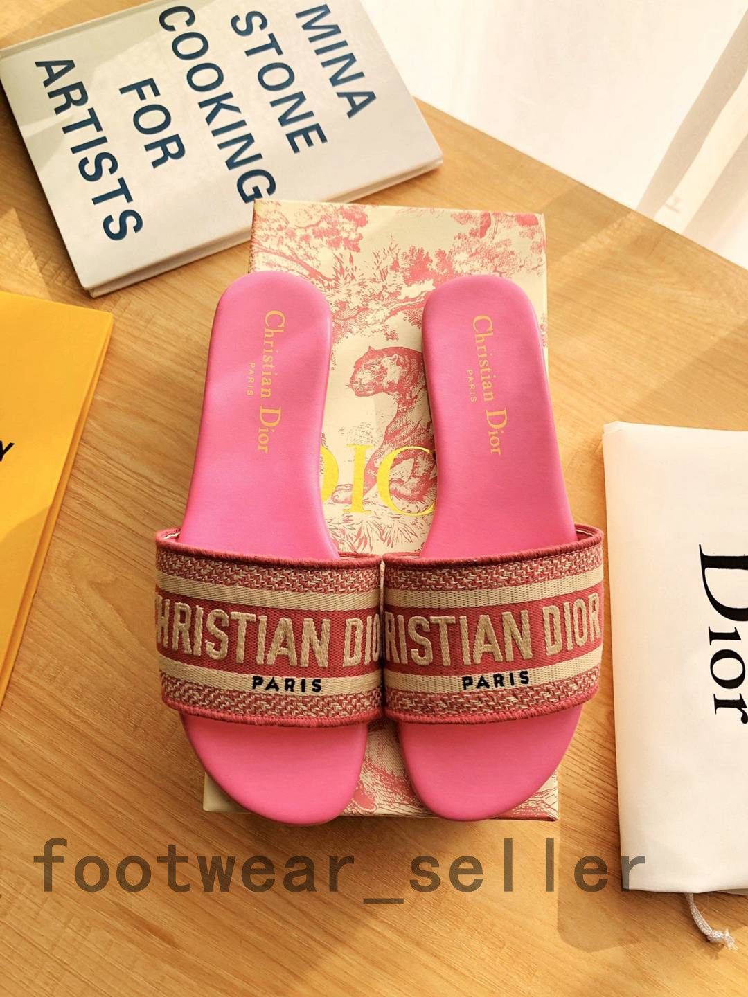 Dior Dway Women Platform Sandals Christian Designers Slides Low Heels  Floral Brocade Flip Flops Embroidery Loafers Trend Sliders Ladies Slippers  From Footwear_seller, $75.38 | DHgate.Com