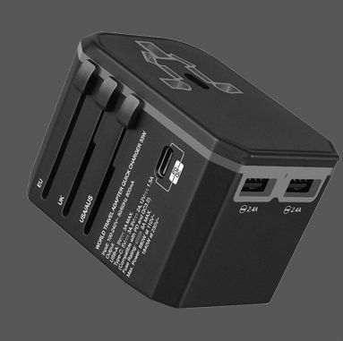 1USB C PD GRIJS BLACK