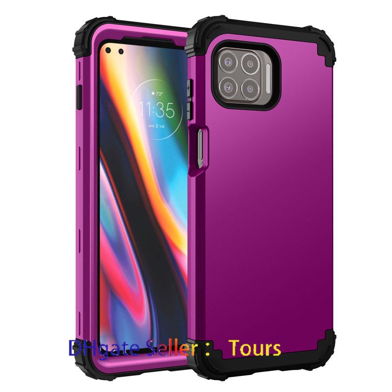 For Moto One 5g Ace G Plus Cases Hybrid Heavy Duty Shockproof Hard Pc Silicone Rubber Protective Cover From Tours 3 26 Dhgate Com