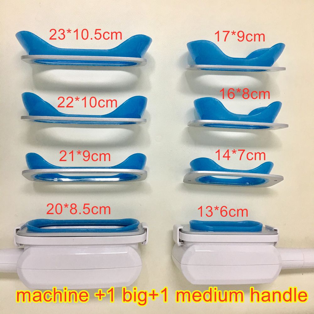 machine with 2 handles:big+medium