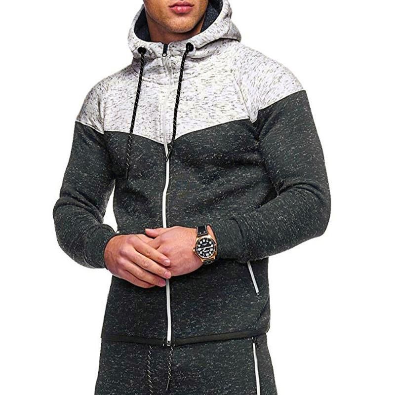 Compra Sudaderas Con Capucha Para Hombre Sudaderas Hombres Marca De Moda  Costura De Dos Colores Shirt Hoody Hoody Traje Hip Hop Otoño Invierno  Sudadera Con Capucha Hombres Barato | Entrega Rápida Y