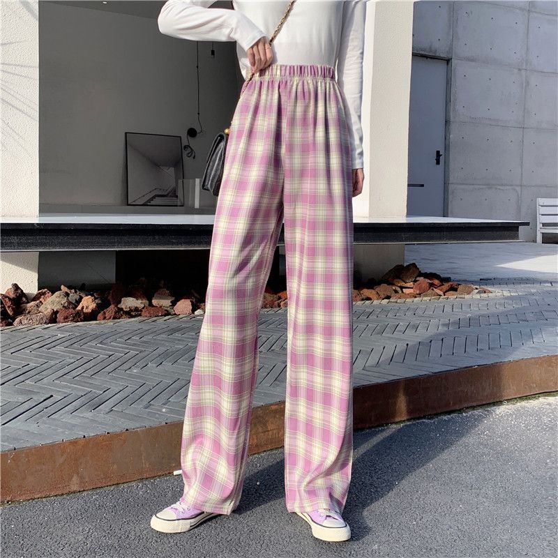 Compre Pantalones A Cuadros Mujeres Tallas Grandes Pantalones Anchos  Pantalones De Extragrandes Sueltos Pantalones De Cheques Coreano Pantalones  A Cuadros Jokers De Moda A 20,27 € Del Littlebirdofficialst | Es.Dhgate.Com