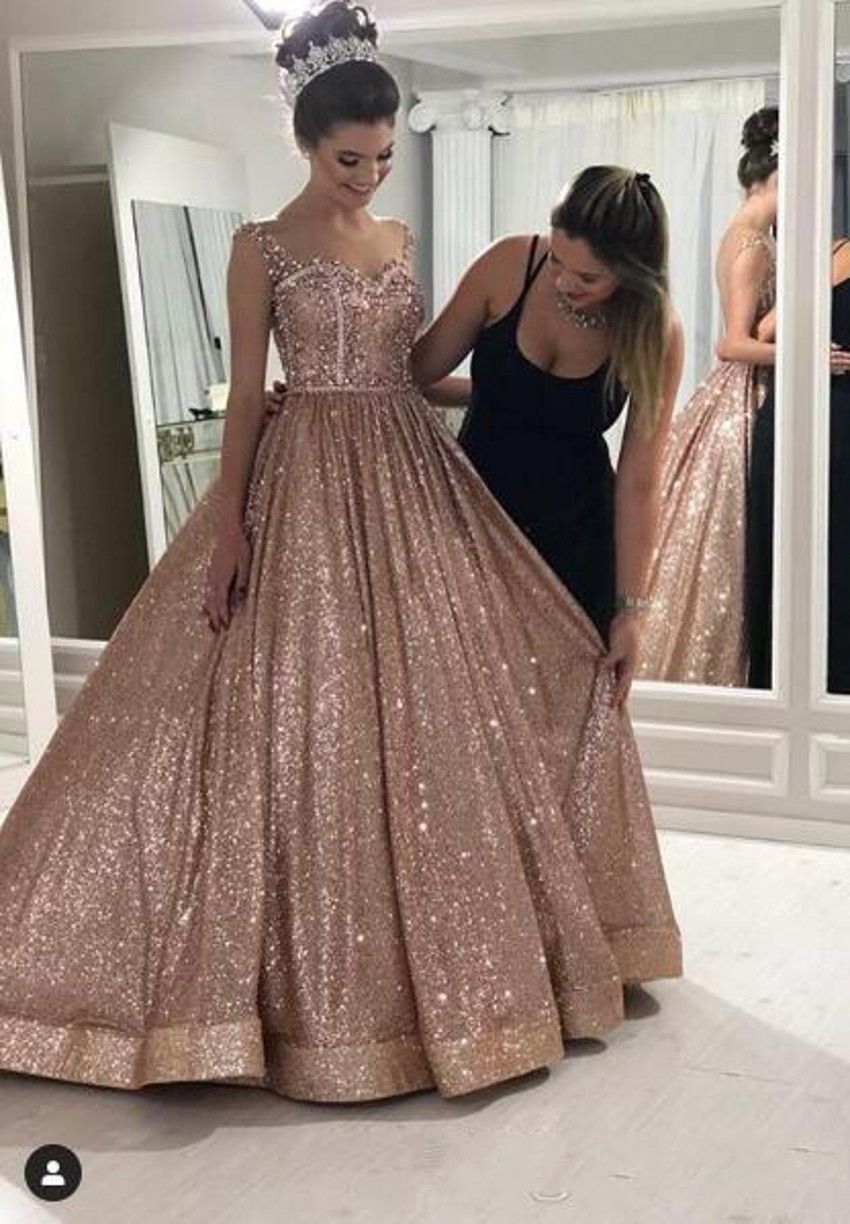 rose evening gown