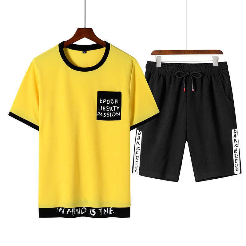 Short de tshirt jaune