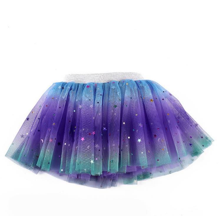 #3 stars printed tutu skirts