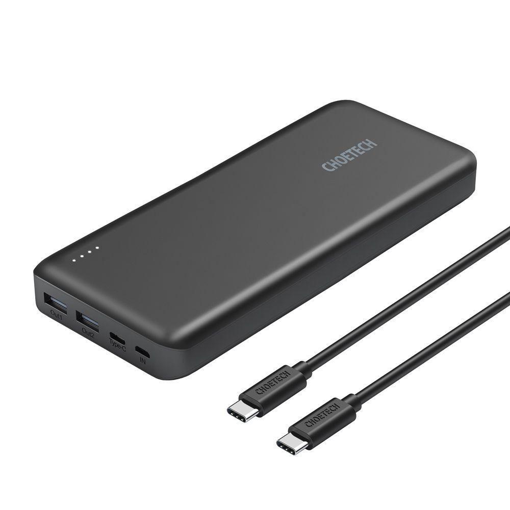 20000mAh Portable USB C Power Bank Laptop Charger PD 45W Battery Pack (Type C 45W Output 30W Input)