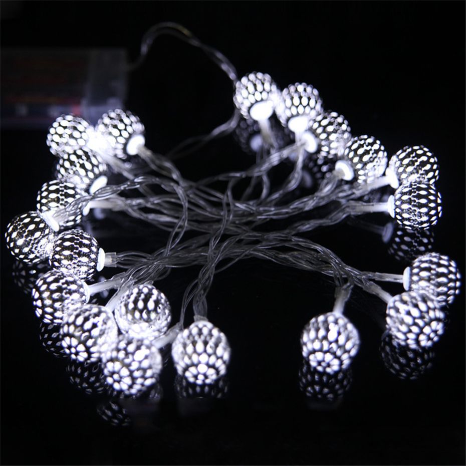 Бело-0-5W-3m 20leds батареи