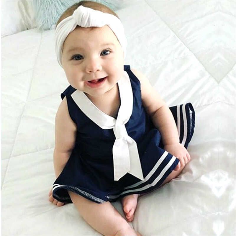 2020 niñas uniforme traje de marinero niño pequeño niño niñas sin verano vestido