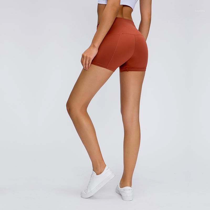 Yoga Outfits Nude Fitness Short Pants 