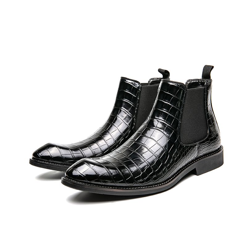 Designer Men High Tops Martin Boots Heighten Dress Shoes Crocodile Pattern  Flats Moccasins Luxury Comfortable Punk Rock Roll Boyfriend From Whee,  $36.67 | DHgate.Com