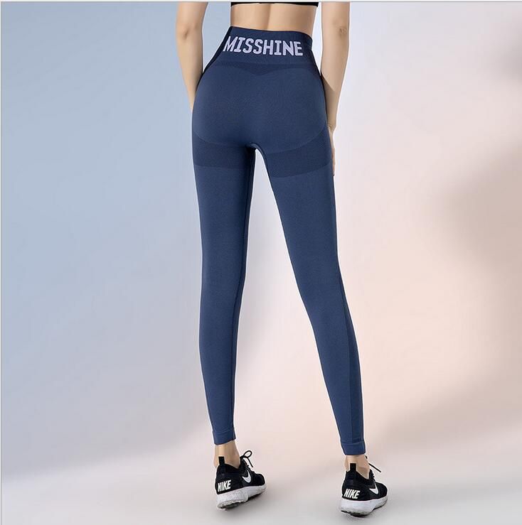 stampa leopardata fitness pantaloni elasticizzati per yoga leggings a vita alta Sethain pantaloni da yoga pantaloni push-up pantaloni sportivi per donne e ragazze