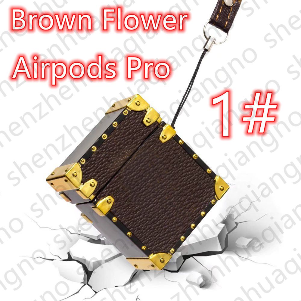 1 # Brown Flower Airpods Pro