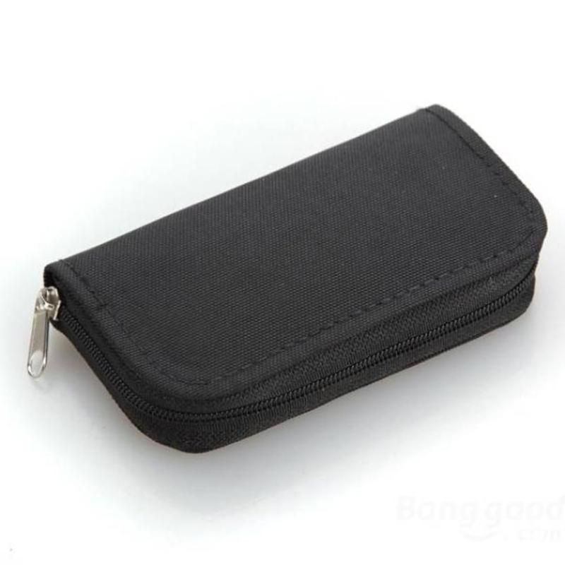 Storage Bags Est Memory Card Wallet Case Bag Holder SD Micro Mini 22 Slots Camera Phone Levert Dropship Dig639