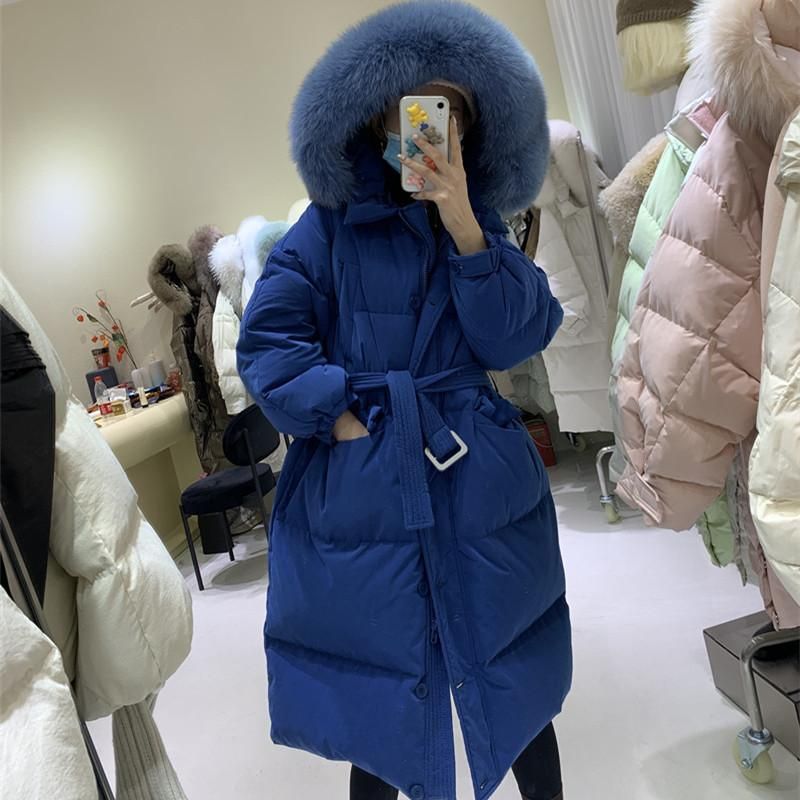 anorak azul mujer