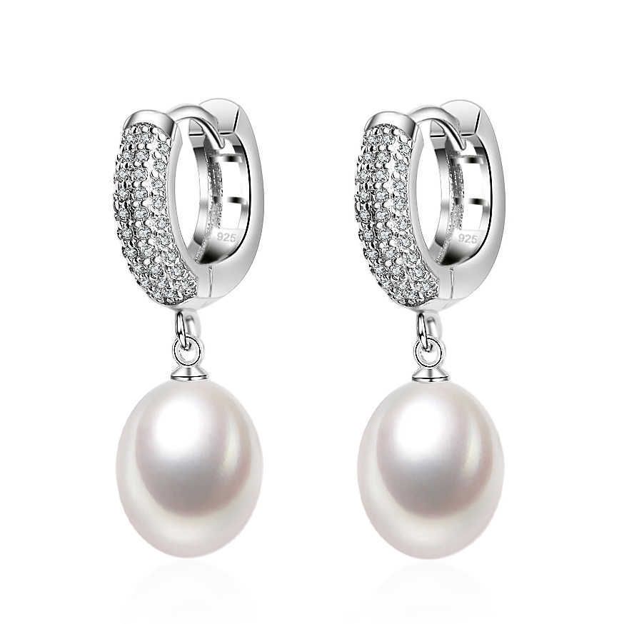 Bianco orecchino di perla