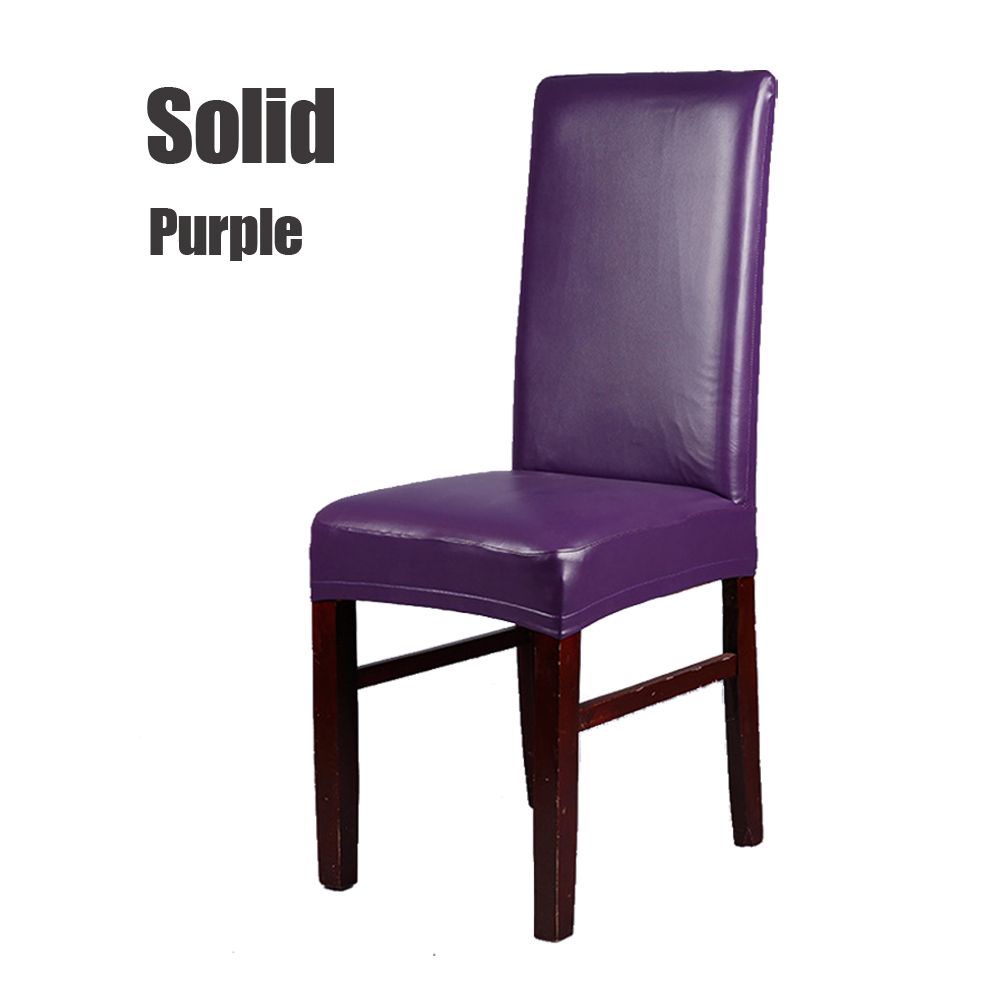 Olid Purple-Spandex Housse de chaise