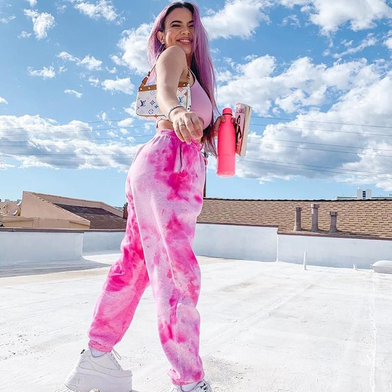 plus size tie dye joggers set