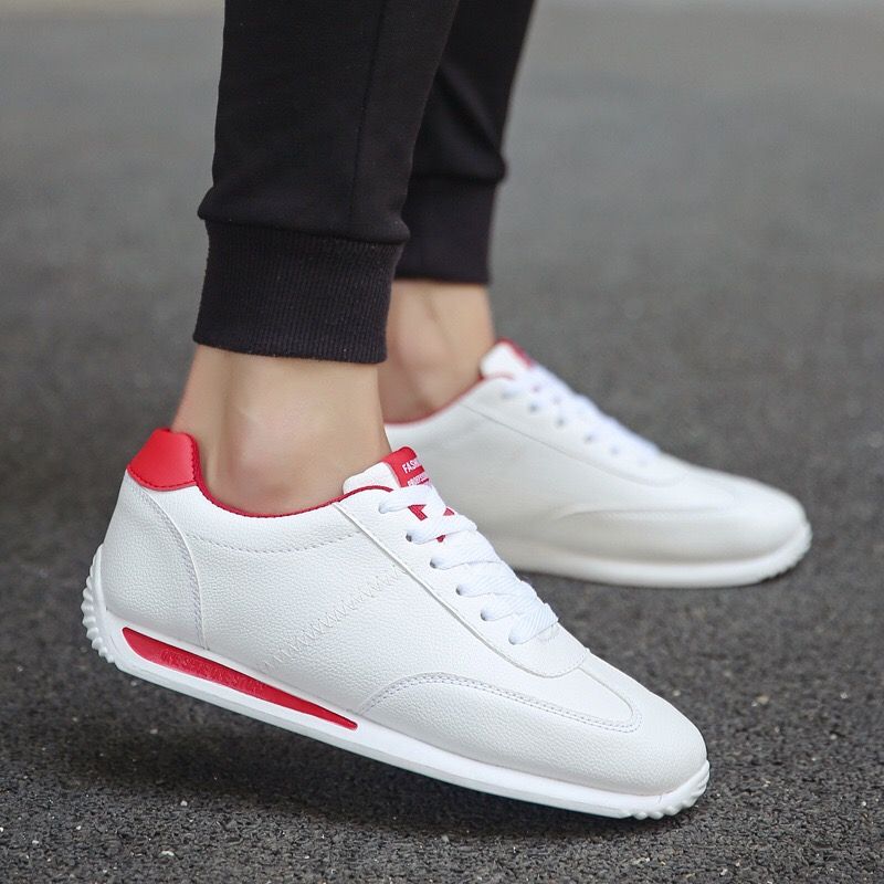 Fashion Mens Pure White Color Casual 