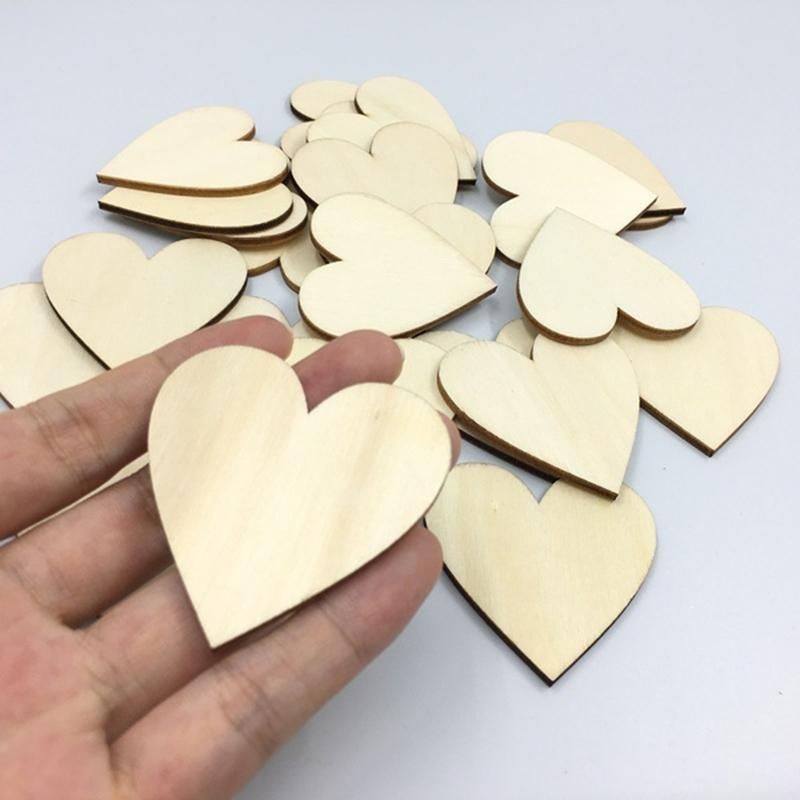 vacacion Corazón de amor de madera hecho a mano decoración de boda 