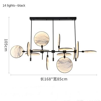 14 Lichter schwarz