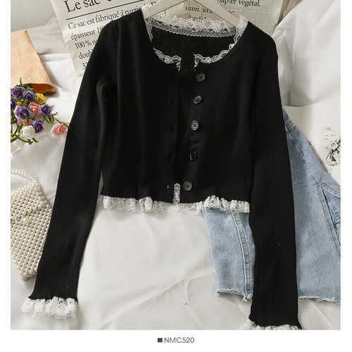 7871 Cardigan preto