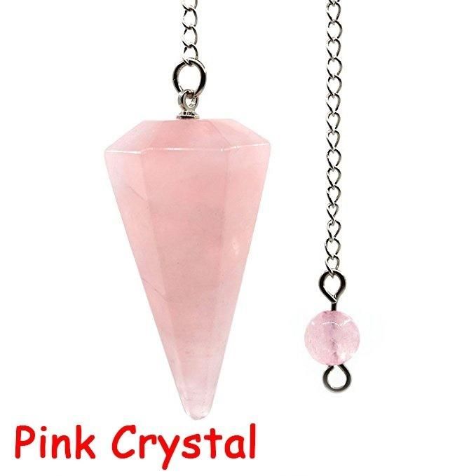 Rosa kristall (25 * 15mm)