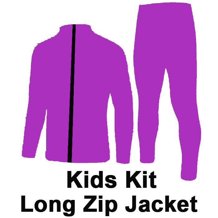 13 - Jaqueta de Zip Long Kids