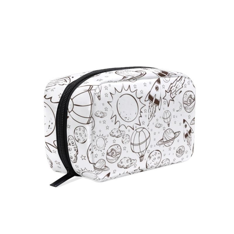 Compra Cajas De Bolsas Cosméticas Fengju Bolsa De Maquillaje Portátil  Artículos De Aseo Portátil De Moda Plaza De Almacenamiento Para Niñas Lady  Mujer Star Sun Rocket Universo Barato | Entrega Rápida Y