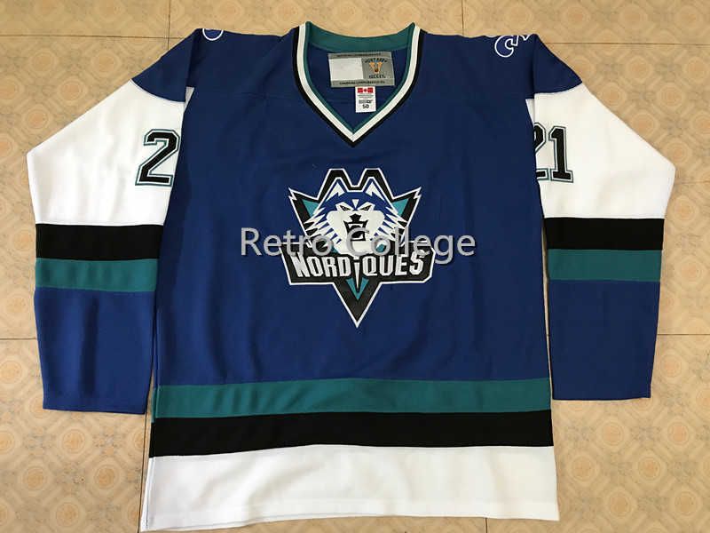 Custom Quebec Nordiques Peter Forsberg The Shelved Wolf 1995-96 Hockey  Jersey