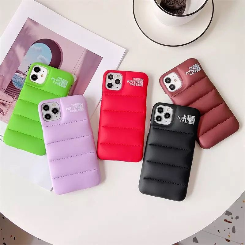 Brown The Puffer iPhone 13 Case Ssense Accessori Custodie cellulare e tablet Custodie per cellulare 