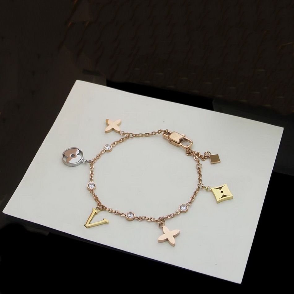 Roségouden armband