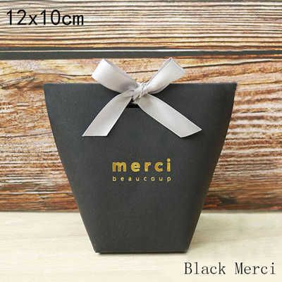 12x10cm noir merci