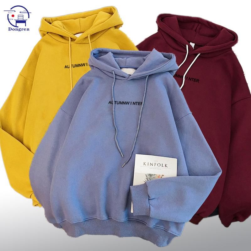 Compra Sudaderas Con Capucha Para Mujer Sudaderas Otoño Para Niñas Sudadera  Grande Para Mujer De Gran Tamaño Fleece Estilo Coreano Femenino De Manga  Larga Tops Abrigo Chaqueta Barato | Entrega Rápida Y