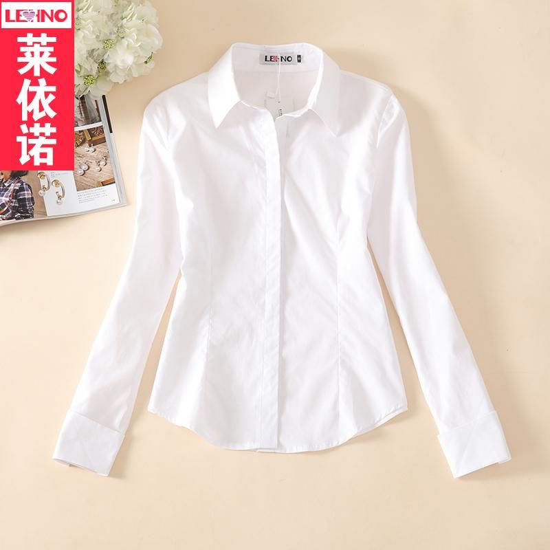 Camisas De Blusas Para Mujeres Lehno Algod￳n Blusa Mujeres Blanca De Manga Larga Uniforme De Oto￱o De Oto￱o De 47,33 € | DHgate