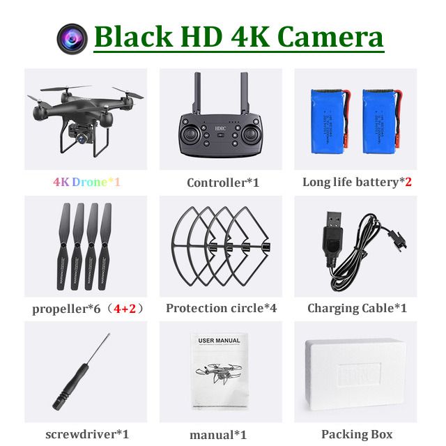 4k-2 Camera Black