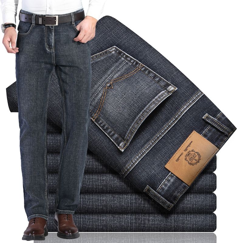 Compra Hombre Ahumado Gris Clásico Elástico Recto Pantalón Largo Pantalones  Algodón Mezclilla Jeans 2021 Nuevo Tamaño Tamaño 28 40 Hombres Jean, 1896  Barato | Entrega Rápida Y Calidad | Es.Dhgate