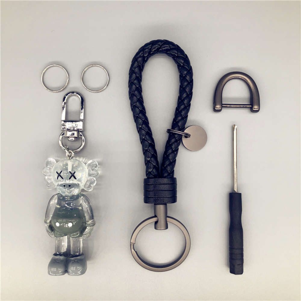 Transparent Kaws Pendant + Braided Rope