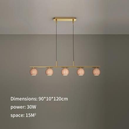 5 têtes Dimmable