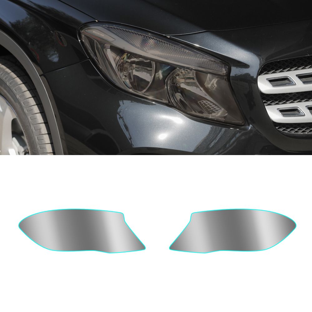 Para MERCEDES-BENZ GLA X156 H247 2015-2021 de coche Tinte Negro Película protectora transparente